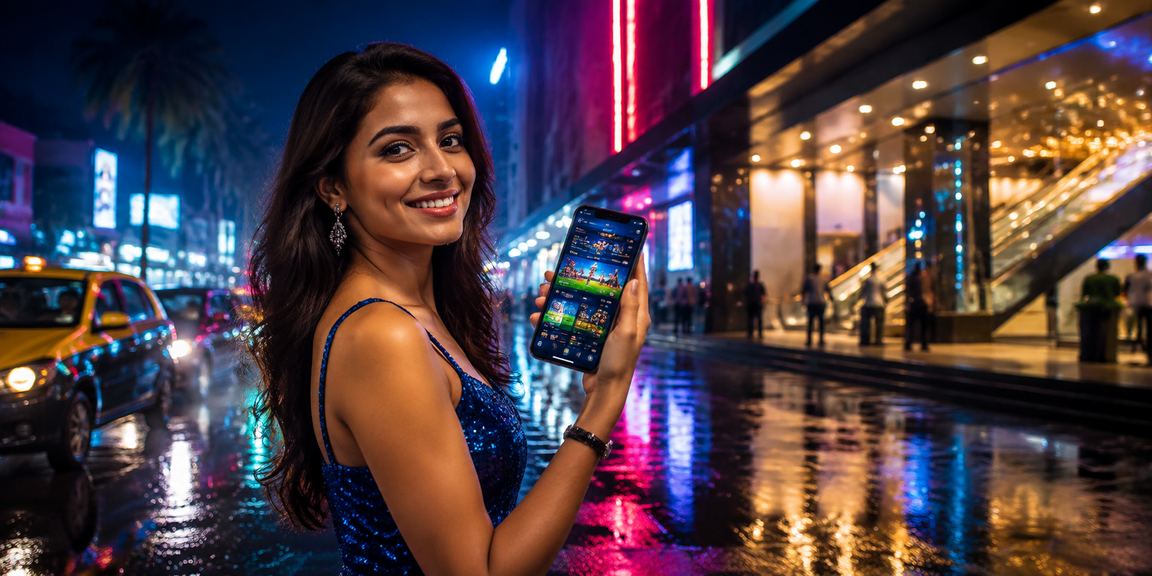 Mumbai night market featuring mobile payment options